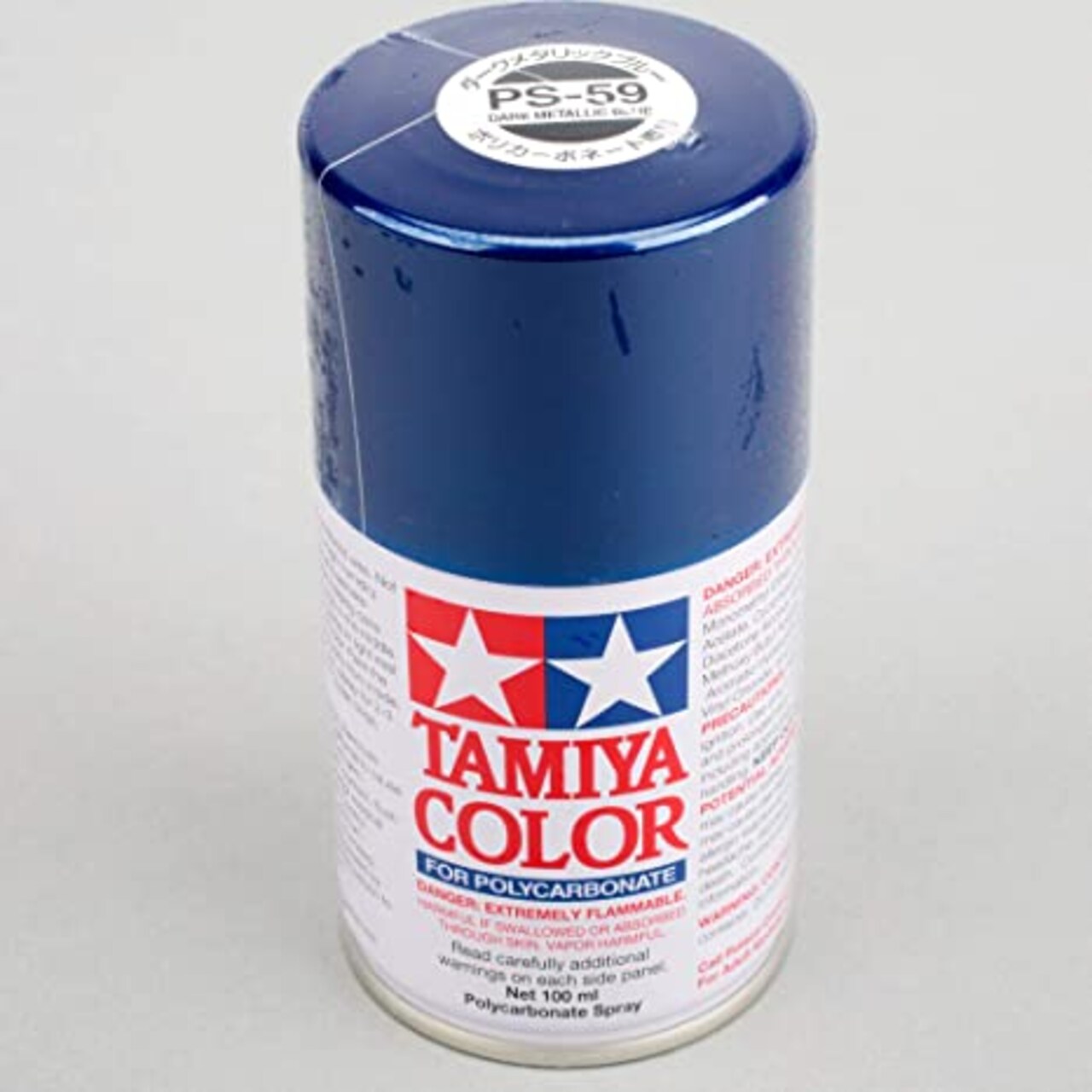 Tamiya PS-59 Dark Metallic Blue, Spray 100 ml, For Polycarbinate